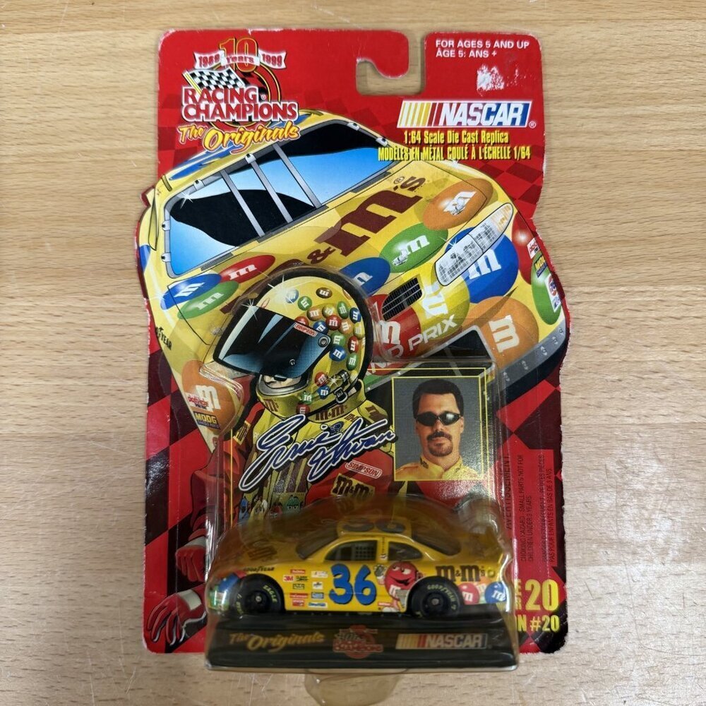 #36 Ernie Irvan M&M’s Car Racing Champions The Originals Issue # 20 1:64 scale